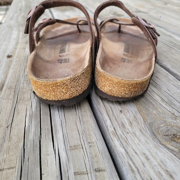 Birkenstocks Mayari Sandals Brown Top Loop Boho Hippie Gorpcore US 9 EUR 40 - Picture 6 of 9